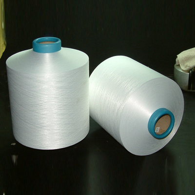 Ruwe hite/Zwart DTY-Polyestergaren Eco Vriendschappelijke 75D36F